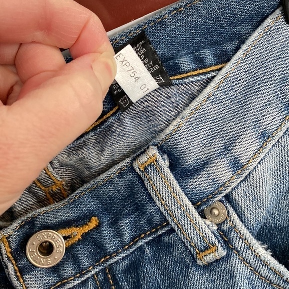 Express Low Rise Boot 100% Cotton Y2K EUC - Picture 5 of 13